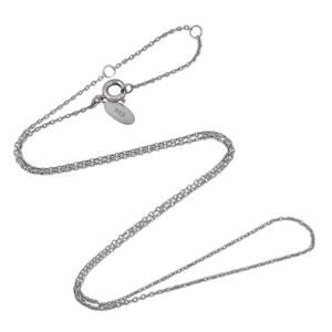 Estate Boma Sterling Silver 925 1.2mm Cable Chain Necklace 16", 17", 18"